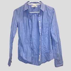 Button up collared long sleeve shirt